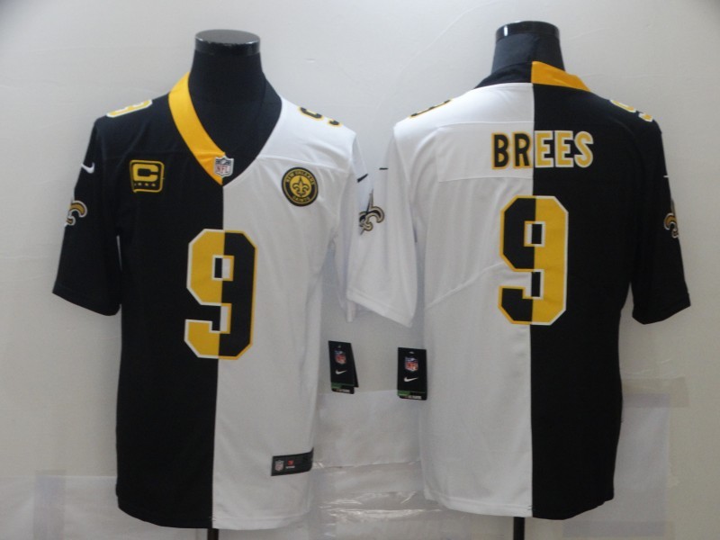 Men New Orleans Saints #9 Brees black white Nike Vapor Untouchable Limited NFL Jerseys
